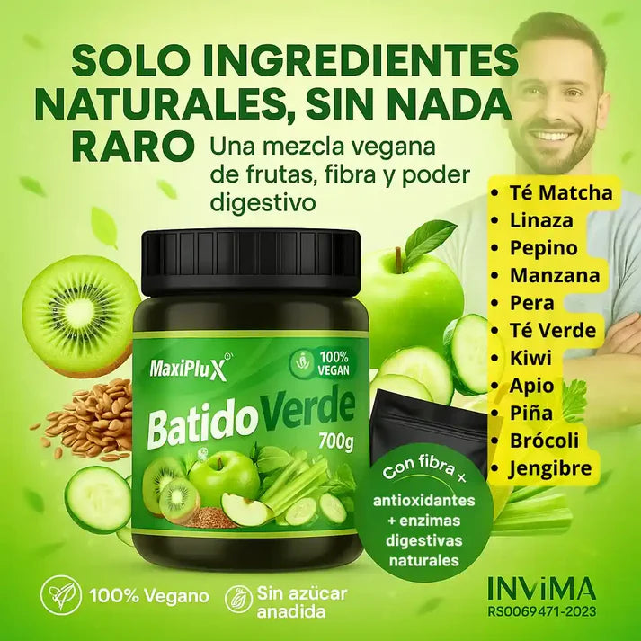 BATIDO VERDE + OBSEQUIO COLÁGENO