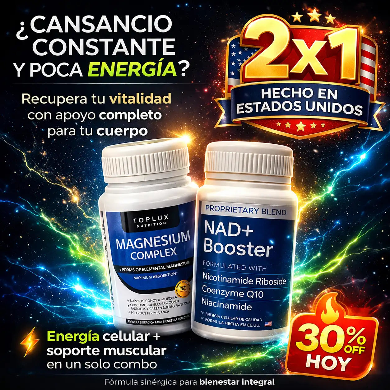 1 Magnesium Complex + 1 Nad Selerb Booster
